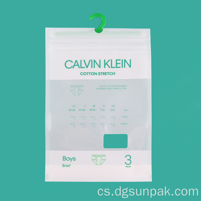 sáček balení zip stojací pouzdro háček taška